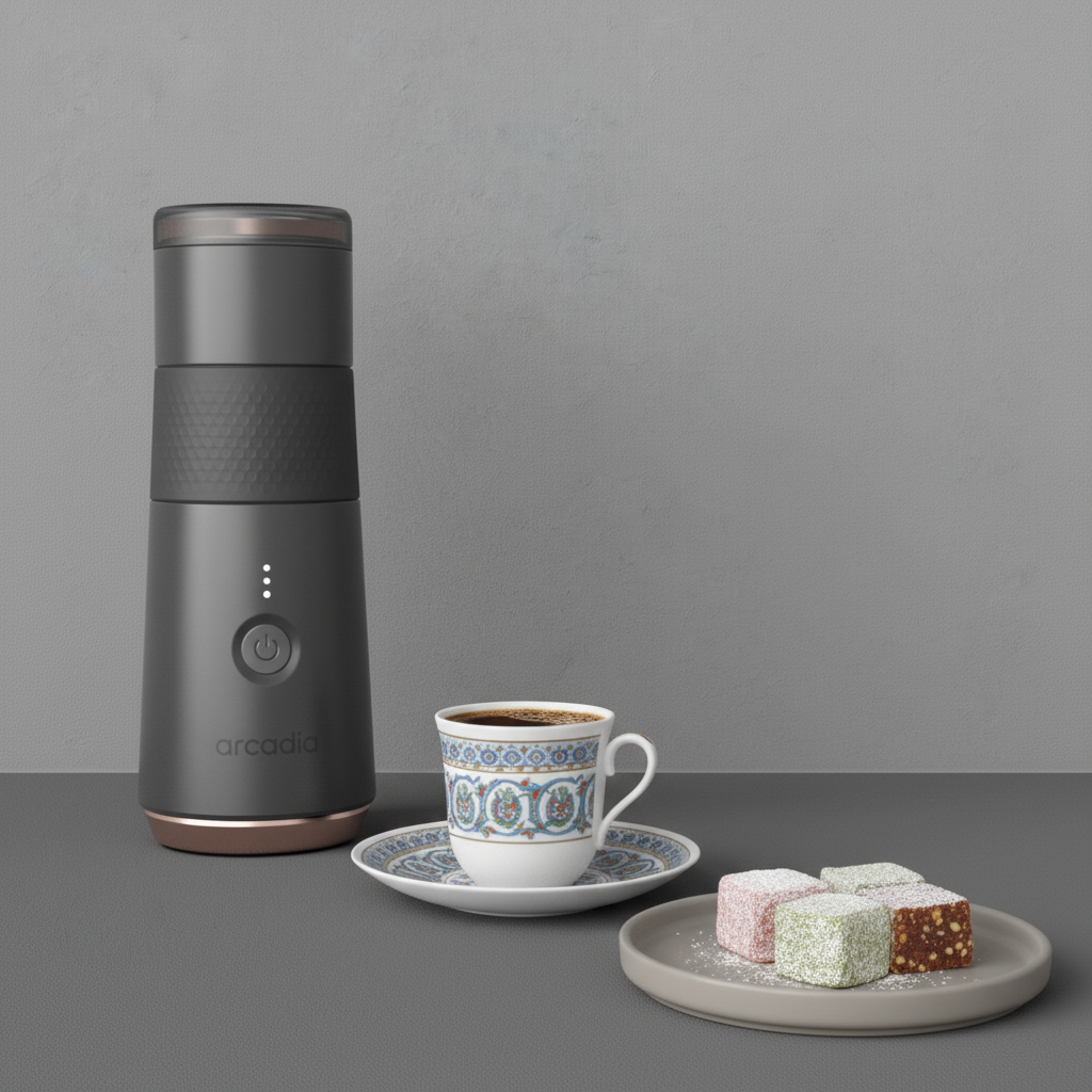 Arcadia Go Rechargeable Portable Turkish Coffee Maker